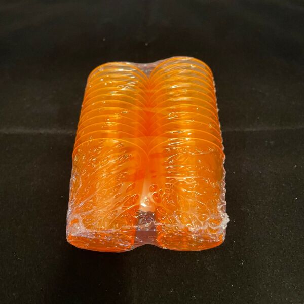 Oranje Shotglazen plastic 24 stuks