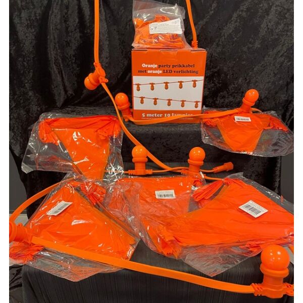 Oranje versierpakket S Oranje versierpakket S